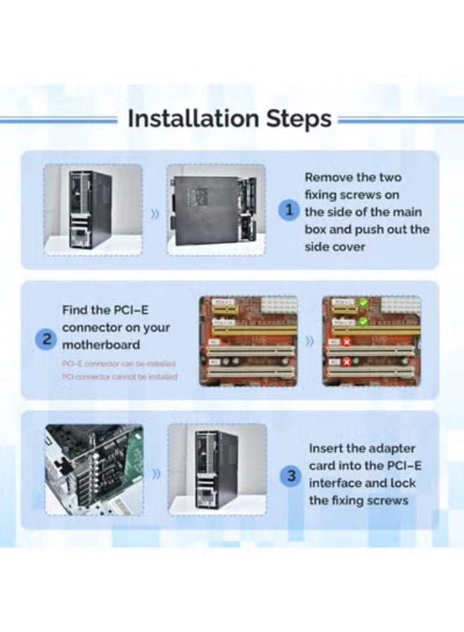 7-Port USB 3.0 PCIe Expansion Card for Desktop PC 5Gbps SuperSpeed PCI Express to USB Hub Controller Adapter Support Windows 11/10/8/7 - Image 3